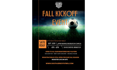 SJFC Fall Kick-Off Event